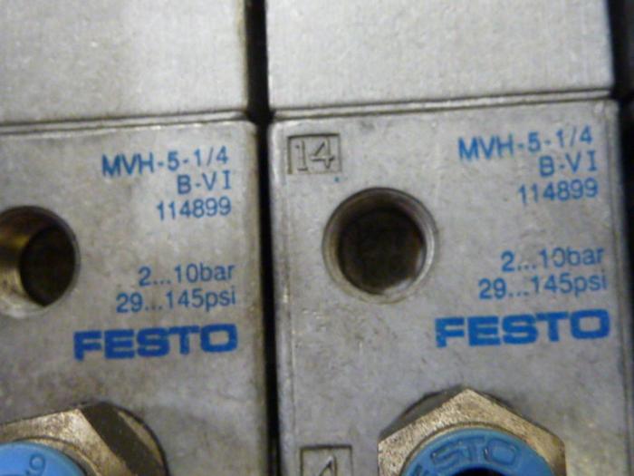 Used FESTO Control Block / Valve Terminal IFB8-02 #52845