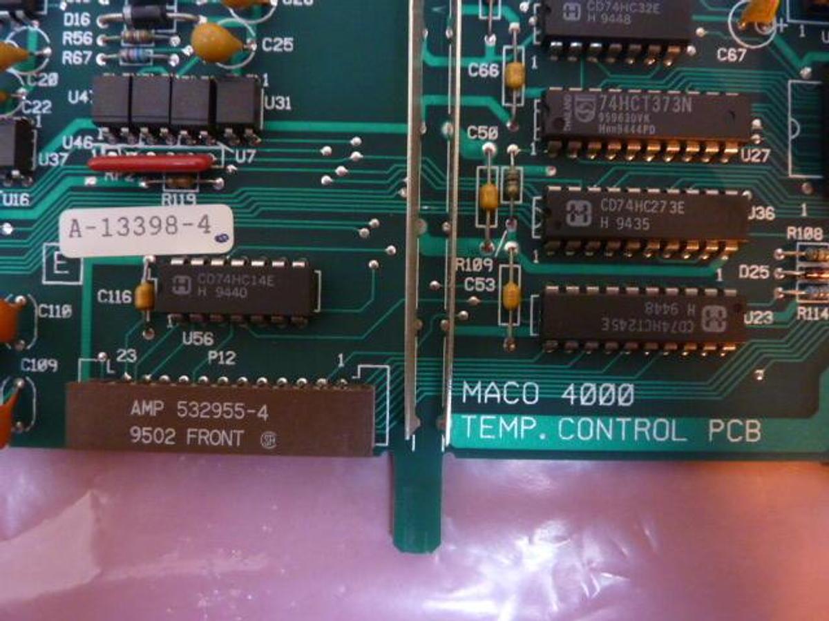 Used BARBER COLMAN Temp Control Circuit Board A-13398-4 Used
