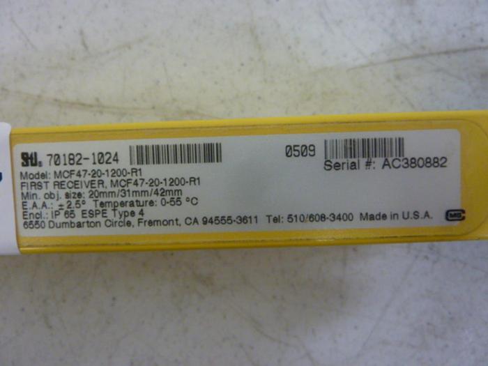 Used STI Light Curtain First Receiver MCF47-20-1200-R1 Used