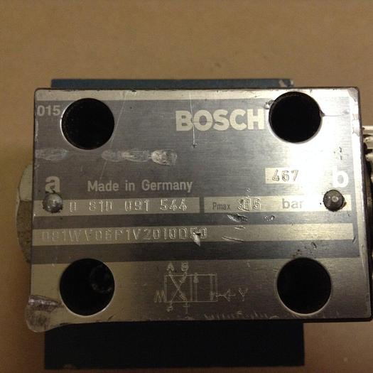 Used BOSCH Valve 0 810 091 544 #78878
