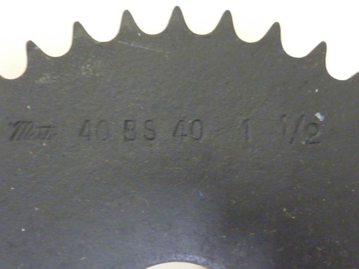 MARTIN Chain Sprocket 40BS40 1 1/2 #60683