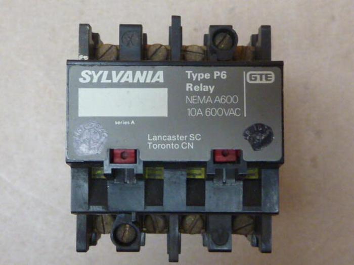 Used SYLVANIA Relay P6 #31104
