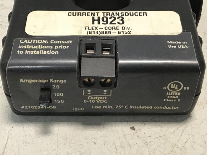 Used FLEX-CORE Current Transducer H923 #123767