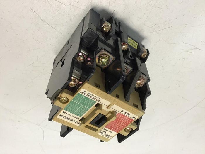 Used MITSUBISHI Magnetic Contactor S-K50 #124113