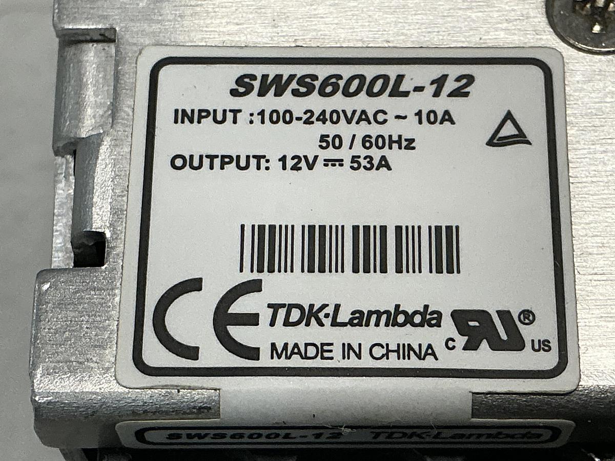 Used TDK-LAMBDA SWS600L-12