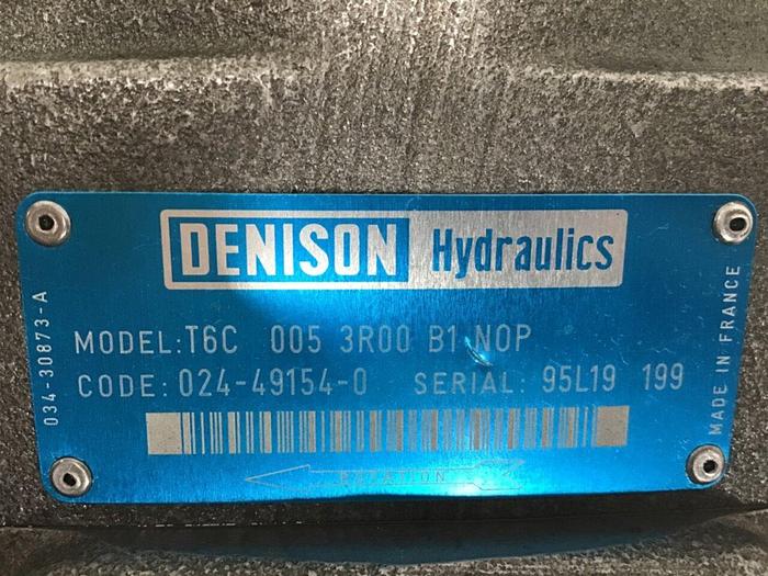 Used DENISON HYDRAULICS Hydraulic Pump T6C 005 3R00 B1 N0P B Used