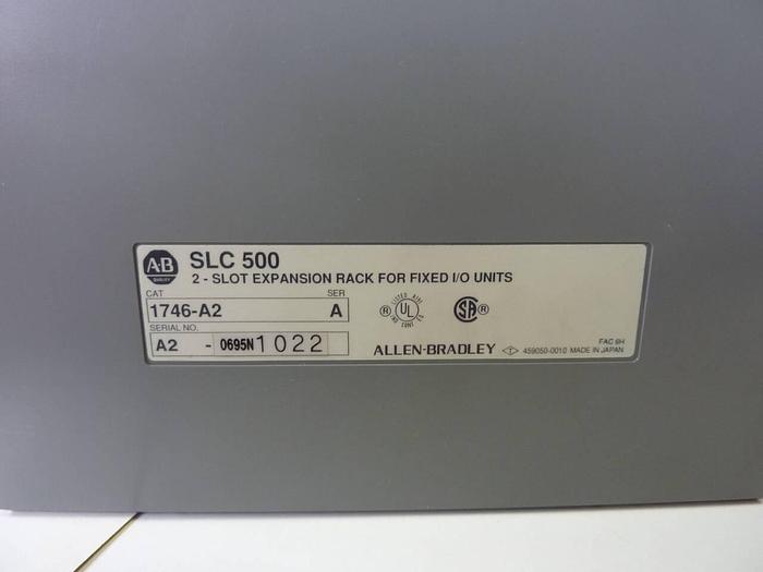 Used ALLEN BRADLEY Controller & Slot Rack 1747-L20C SER C / 1746-A2 SER A #5741