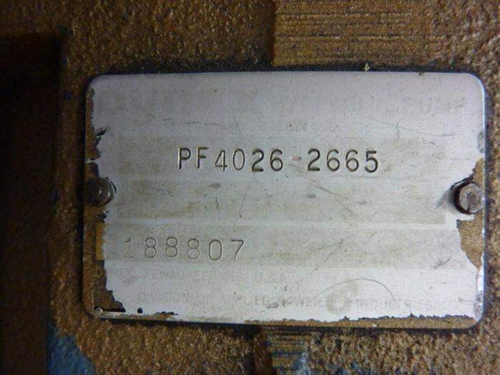 Used DYNEX Hydraulic Pump PF4026-2665 Used