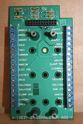 Used BARBER COLMAN Connector Assembly PC Board A-13637-2 #23813