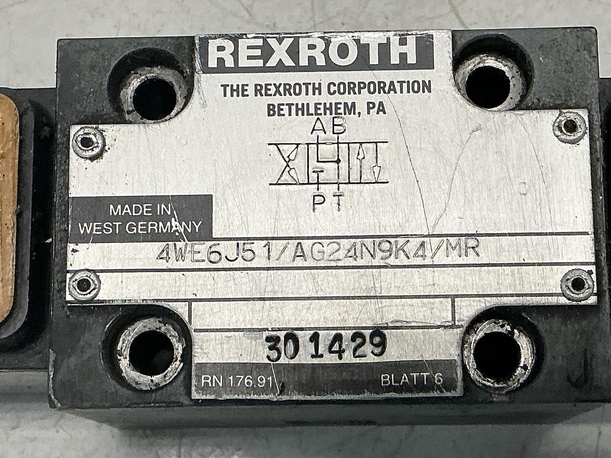 Used REXROTH 4WE6J51/AG24N9K4/MR