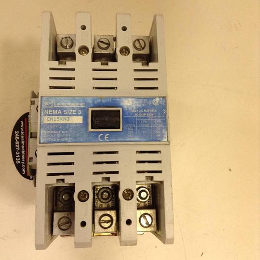 Used CUTLER HAMMER Contactor CN15KN3 #77697