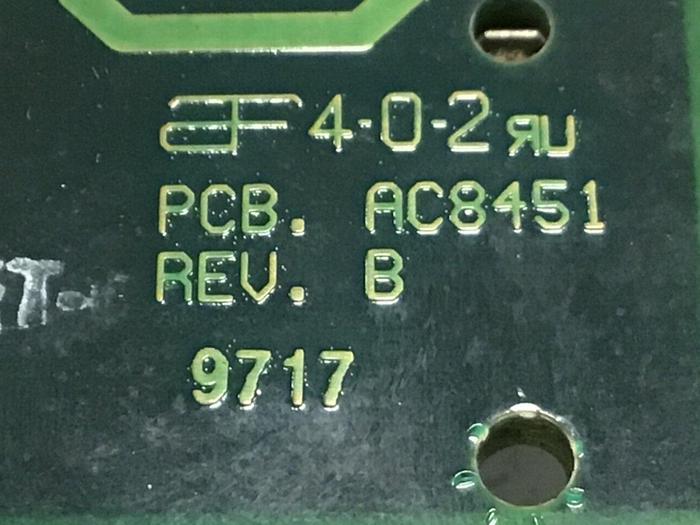 Used APSCO Van Dorn Rack Circuit Board AC8450 USED