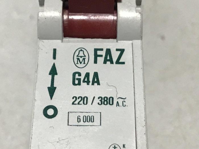 Used MOELLER Circuit Breaker 4 Amp FAZG4A  Used #119698