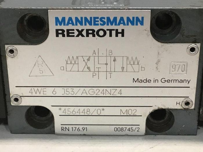 Used REXROTH Directional Control Valve 4WE6J53/AG24NZ4 #137819