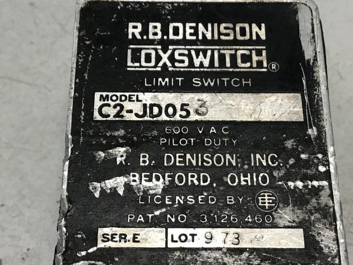 Used RB DENISON Limit Switch CDJD053 #121197