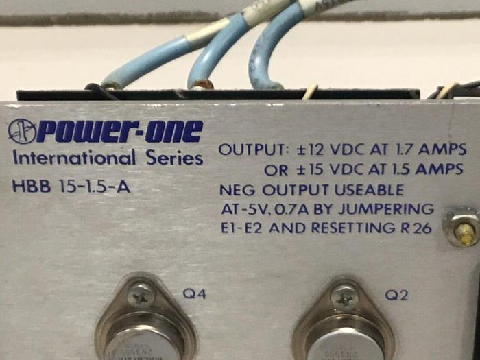 Used POWER-ONE Power Supply HBB15-1.5-A #124383