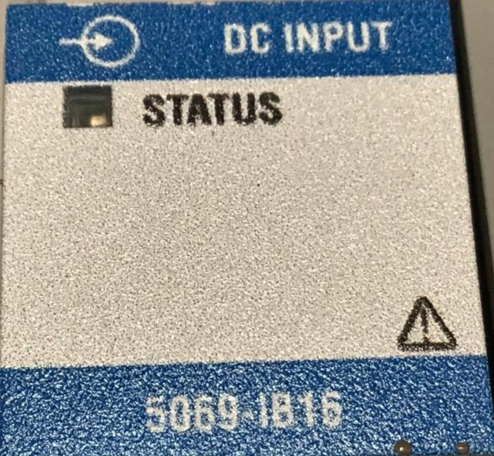 Used ALLEN BRADLEY Input Module 5069-IB16 SER A USED