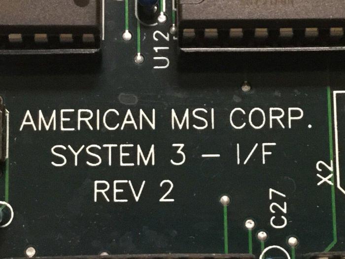 Used AMERICAN MSI Circuit Board 3000.020.096 #106241