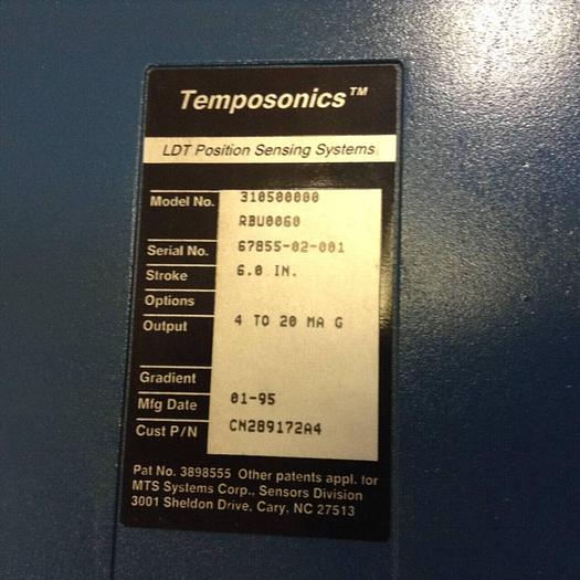 TEMPOSONICS INC LDT Position Sensing System 310500000RBU0060 #71259