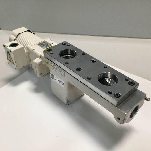 Used MITSUBISHI Gearmotor w/ Feed Throat Slide GM-JW USED