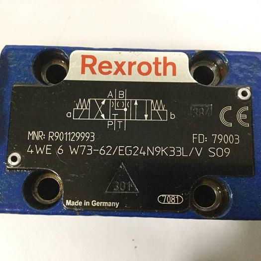 Used REXROTH Valve 4WE6W7362EG24N9K33LVS09 #98869