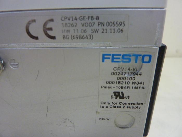 Used FESTO Valve Terminal CPV14 CPV14-VI #61201