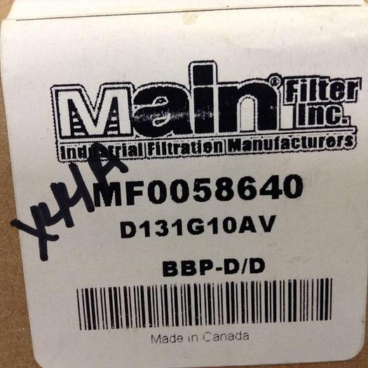 MAIN FILTER INC Filter MF0058640 #87096