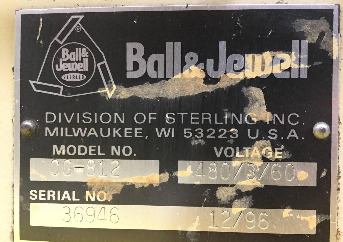 Used BALL & JEWELL 7.5 HP Grinder / Granulator CG-812 Used