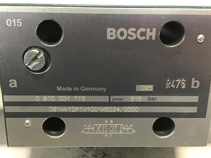 Used BOSCH Control Valve 0 810 001 715 #142022