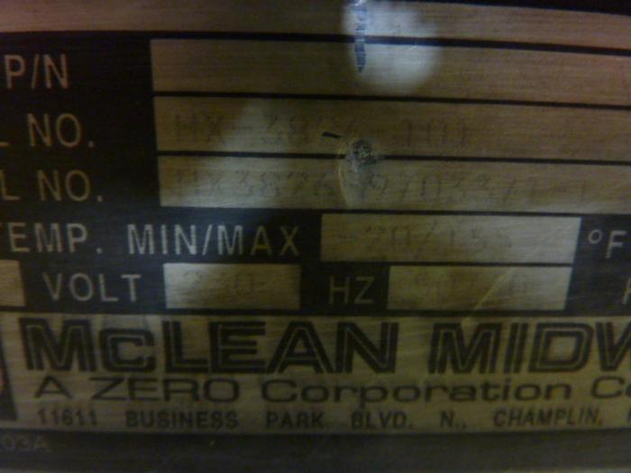 Used MCLEAN MIDWEST Heat Exchanger Dual Fan HX-3826-101 #65825