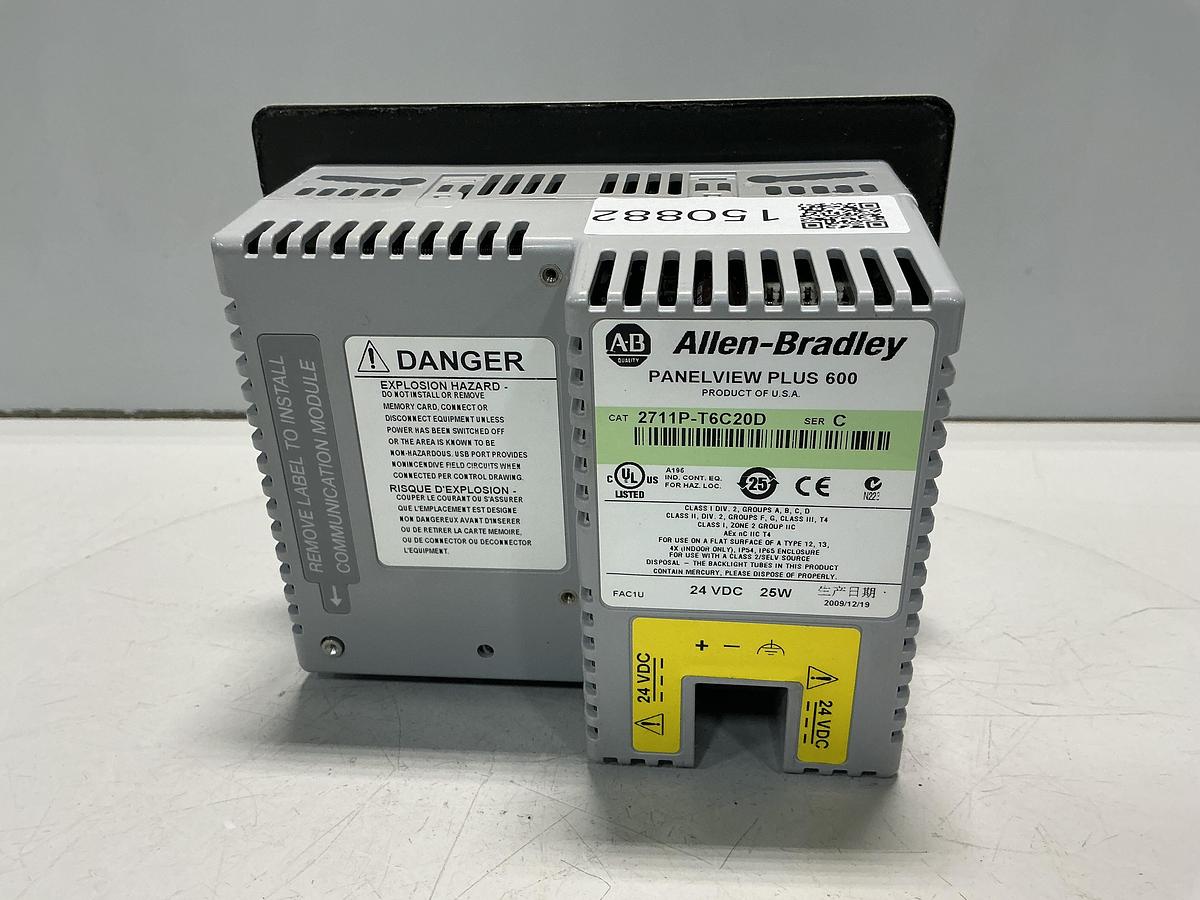 Used ALLEN BRADLEY 2711P-T6C20D