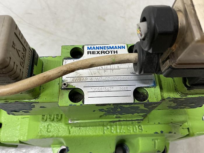 Used MANNESMANN REXROTH 4WRAP 6 W7-07-21/24K4/M valve