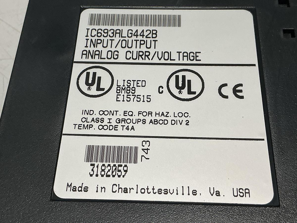 Used GE FANUC IC693ALG442B