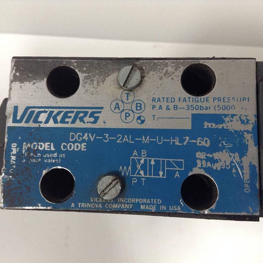 Used VICKERS Valves DG4V-3-2AL-M-U-HL7-60 #89644