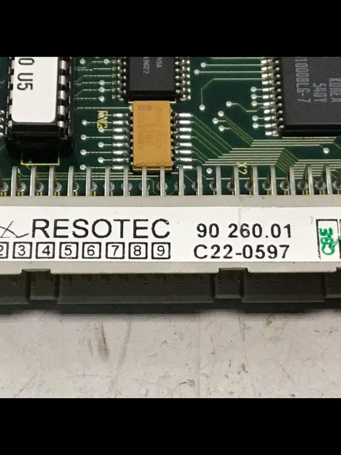 Used RESOTEC PC Board 90260.01 USED