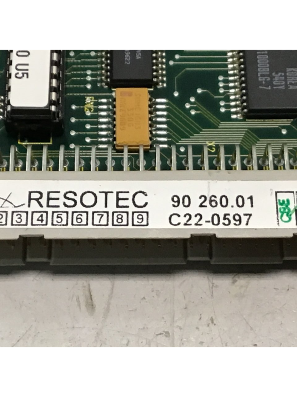 Used RESOTEC PC Board 90260.01 USED