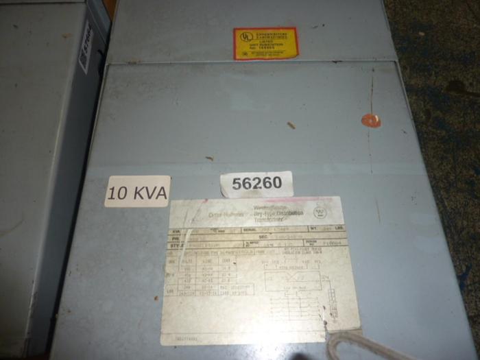 Used CUTLER HAMMER 10 kVA Distribution Transformer P48G11S10P Used