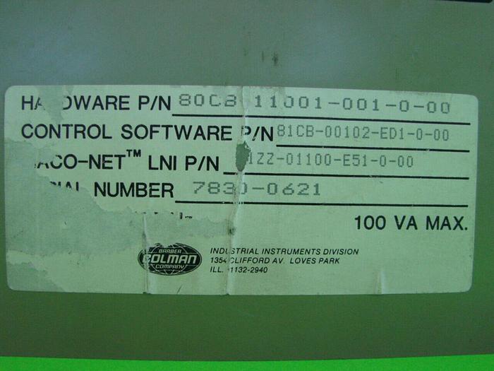 Used BARBER COLMAN Sequence Module MACO 8000 80CB-11001-001-0-00 Used