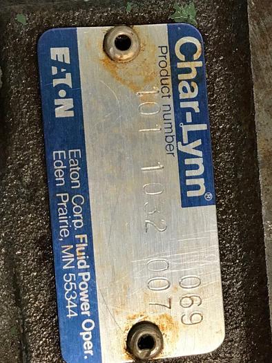 Used CHAR LYNN Die Height Hydraulic Motor 101 1032 007 #143033