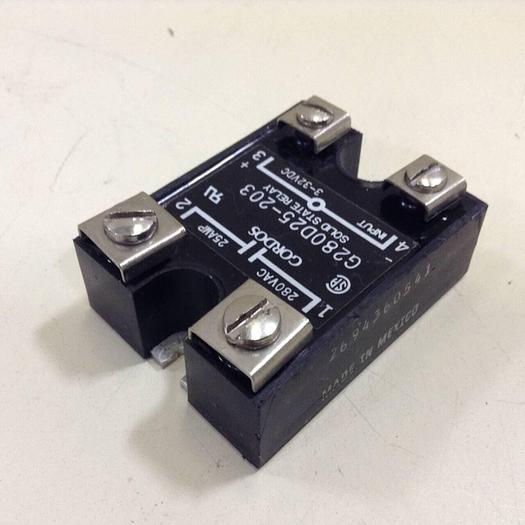 Used GORDOS Solid State Relay G280D25-203 #84436