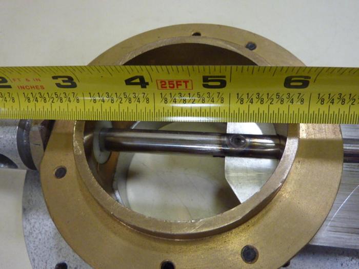 Used FESTO 2 3/4" Numatic Slide w/ Festo Cylinder D5NU-25-80-P #56385