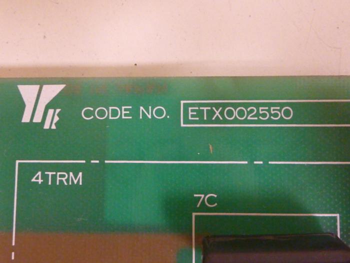 Used YASKAWA Circuit Board ETX002550 #67456