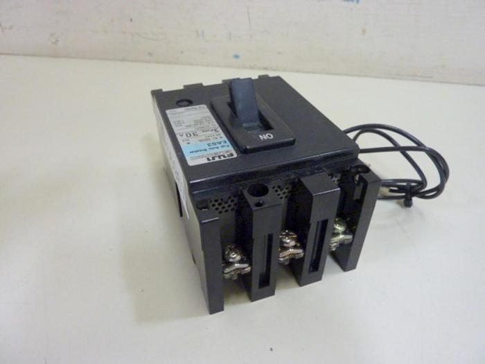 Used FUJI ELECTRIC 30 Amp Circuit Breaker EA53-30 #66967