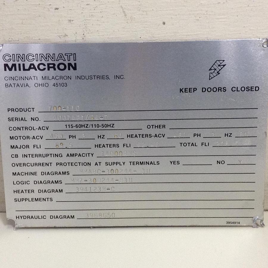 Used CINCINNATI MILACRON Logic Board 3-531-3948A USED