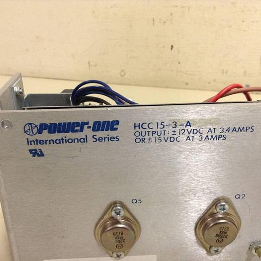 Used POWER-ONE Power Supply HCC15-3-A #71491