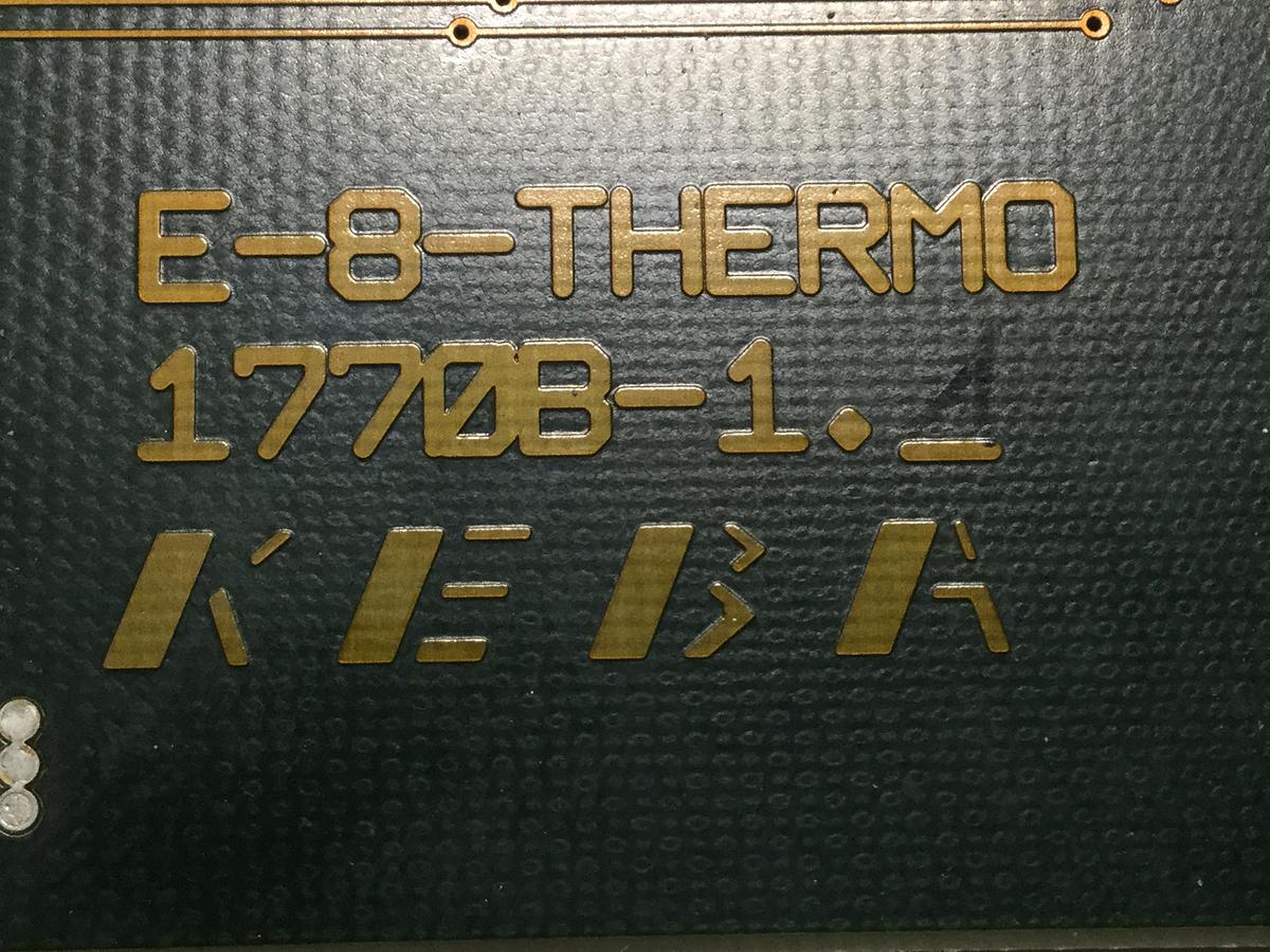 Used KEBA / Engel Circuit Board E-8-THERMO 1770B-1 #101589