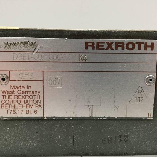 Used REXROTH Valve DBET50200G24N9K4 #92338