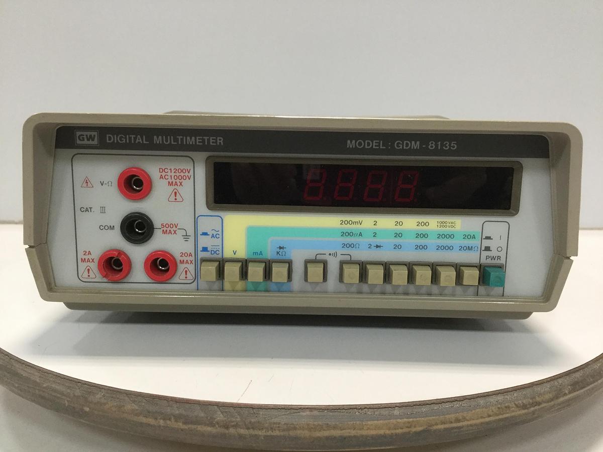 Used GW INSTEK Digital Multimeter GDM-8135 #107269