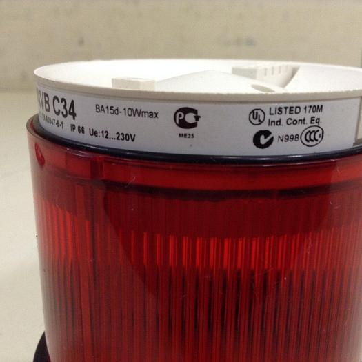 TELEMECANIQUE Stack Light RED XVB C34 #88344
