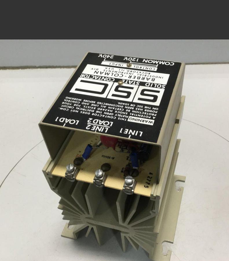 Used BARBER COLMAN Solid State Contactor CA11-24060-22-0-20 USED